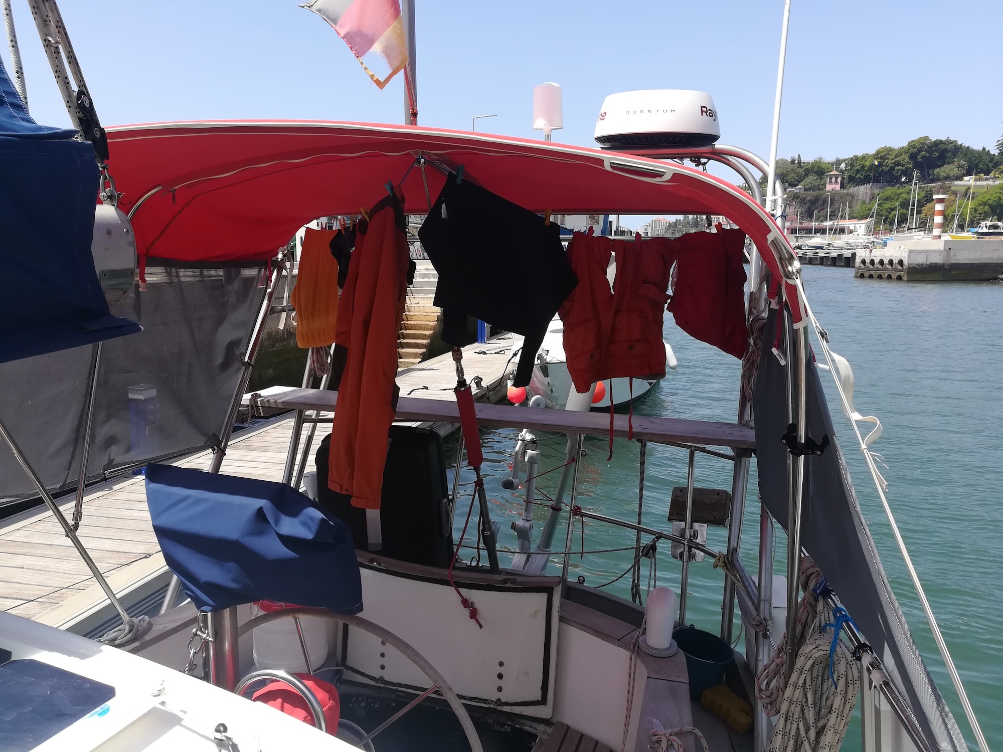 Wäsche nach der Quarantäne